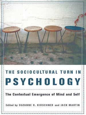 cover image of The Sociocultural Turn in Psychology